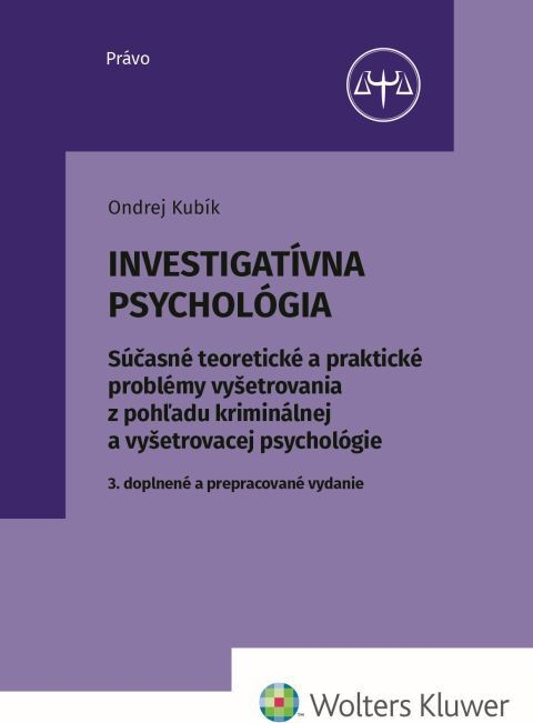 Investigatívna psychológia - Ondrej Kubík