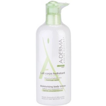 A-Derma Original Care hydratačné telové mlieko Softens and Moisturises 24h, with Pump 400 ml