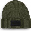 Beechfield Zimná čiapka s nášivkou B442R Military Green one size