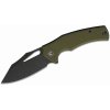 CIVIVI C23017-2 BullTusk vreckový nôž 8,8 cm, Black Stonewash, zelená, G10