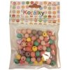 PK STAR PK510-27 drevené korálky, 10mm, mix pastelových farieb (70ks)