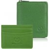 Paolo Peruzzi Darčeková sada - dámska kožená peňaženka a kožené puzdro na karty | zelená ZUP-143-GR