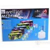 Wellion Medfine plus Penneedles 12 mm ihla na aplikáciu inzulínu pomocou pera 100 ks nádoba na použité ihly 1x1 set