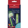 Faber-Castell: Lepiaca hmota s trblietavým efektom svietiacim v tme 2x12ml