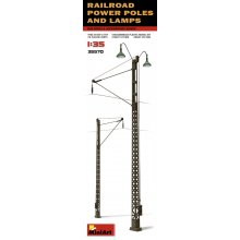 Lamps Railroad Power Poles & 1:35
