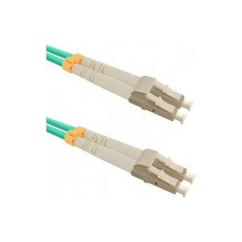 Qoltec 54081 Optic Patchcord LC/UPC - LC/UPC, Multimode, 50/125, OM3, Duplex, 15m