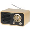 Kruger&Matz KM00828 Prenosné analógové rádio AM/FM, Retro, hnedé