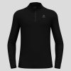 Odlo Pánska termobielizeň BL TOP turtle neck l/s half zip MERINO 260