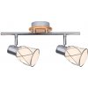 PREZENT 75451 PADRE 2xE14/40W,CHROME,LIGHT,WHITE