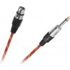 Kábel k mikrofónu JACK6,3mono-XLR zdierka 3m