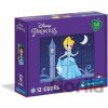 CLEMENTONI Obrázkové kostky Disney princezny, 12 kostek