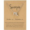 Girly Strieborný náhrdelník Zodiac Znamenia: Škorpión N33/SCORPIO