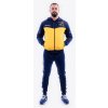 TUTA VISA MELANGE CON CAPPUCCIO POLARFLEECE BLU/GIALLO MELANGE Tg. 2XS