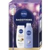 Darčeková sada NIVEA Smoothing Sprchový gél 250ml, Telové mlieko 250ml