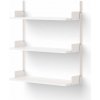 New Works Policová zostava Wall Shelf 900, white/white