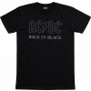 AC/DC Back In Black Black M Tričko