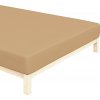TipTrade Jersey prestieradlo Svetlo Hnedé 90x200