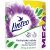 Linteo Mega kuchynské utierky dvojvrstvové, 100% celulóza, 100 m