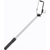 MG Telescopic Bluetooth selfie tyč s LED svetlom 0.71m, čierna