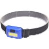Solight LED čelové COB svietidlo, 3W, modrá, 3x AAA