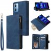 Multifunkčné peňaženkové puzdro na váš Xiaomi Redmi Note 12 5G - Modrá