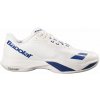 Pánska obuv Babolat Jet Mach 4 All Court - cream/dark blue - Biely (44,5)