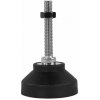 Onpira Čierne nastaviteľné nohy k stroju fixné Model: Ø50x80 mm / M8
