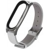 Xiaomi Mi Band 3/4/5/6 Kožený style remienok Farba: Biela MBSCZ-5KO01