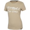 PitBull West Coast dámske tričko Brush sand Farba: hnedá, piesková, Veľkosti dámske: M