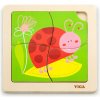 Puzzle Viga Lienka na drevenej podložke