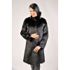 Max Original Leather Kožušinový sveter norka 19-156 black (42 S) - Čierna - 42