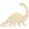 LYMFY | Dinosaurus Diplodocus 10x12x0,4cm | prírodné drevo