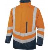 DELTA PLUS Reflexná bunda OPTIMUM 2 HI-VIS 4V1, oranžovo-modrá (DOPREDAJ), Varianta oranžovo-modrá, Veľkosť S