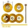 Proxxon Micromot Proxxon 28962 kefa kruhová 22x2,35 mm mosadz. / 5 ks