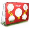 Neo-Sport Veľká futbalová bránka, futbalová bránka 215 x 153 x 76 cm + cieľová podložka
