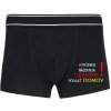 darcekzlasky Vtipné pánske boxerky V prípade nájdenia, okamžite poslať domov! Veľkosť: L