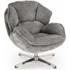 Halmar Kreslo Hefty, sivá