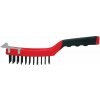 Kefa Strend Pro ComfortGrip CG385, 4 radová, oceľová, so škrabkou