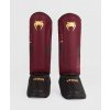 Chrániče holení a nártů Venum Tactical XT - Black/Burgundy/Gold Velikost: XL
