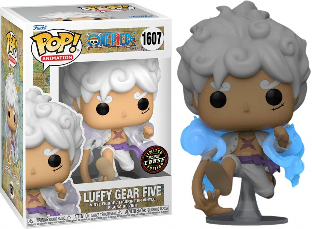 Funko POP! 1607 One Piece Luffy Gear Five Limited Glow Chase Edition
