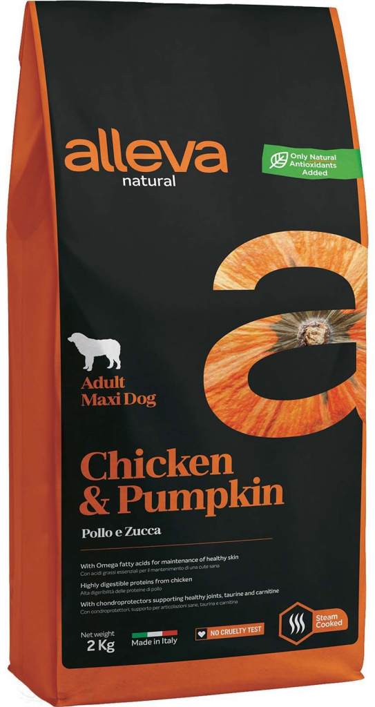 Alleva Natural Adult Maxi Chicken and Pumpkin 2 kg