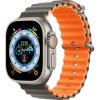 Devia remienok Deluxe Series Sport6 Silicone Two-tone Band 44/45/49mm - Gray/Orange