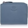 Paolo Peruzzi Malá kožená dámska peňaženka s RFID | svetlomodrá SL-06-CB