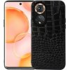 Kožený kryt Crocodile na Honor 50 - Čierna