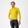 CASTELLI Cyklistická zateplená bunda - ESPRESSO AIR - žltá XL