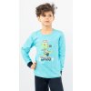 Vienetta Kids dětské pyžamo Dino tyrkysová
