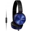 SONY slúchadlá MDR-ZX310AP, handsfree, modré MDRZX310APL.CE7