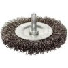 Extol Craft Kartáč okružný so stopkou vlnitý, pomosadzený drôt 0,3mm