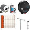 Kompletná sada s elektrickou sieťou a sieťový zdroj elektrického ohradníka 1 J pre hydinu, husi, kačice - sieť 50 m, 112 cm