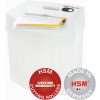 skartovač HSM Pure 120 / 4 x 25 / 3 / 5 - 6 listov/ 225 / 20l / 15:45min / cross